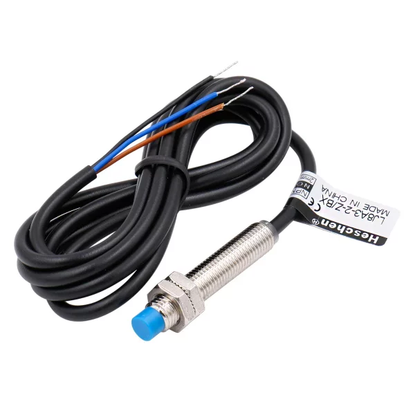 Heschen M8 Inductive Proximity Sensor Switch Non-Embeddable Type LJ8A3-2-Z/BX Detector 2mm 10-30VDC 200mA NPN Normally Open(NO) 3 Wire - Image 2
