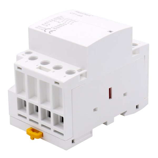 Household AC Contactor CT1-63 4 Pole Four Normally Open 220V/240V Coil Voltage 35 mm DIN Rail Mount - Image 2