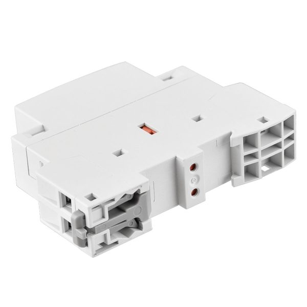 Household AC Contactor HS1-25 2 Pole 1NO 1NC 220V/230V Coil Voltage 35 mm DIN Rail Mount - Image 2