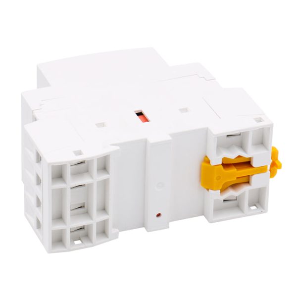 Household AC Contactor HS1-25 4 Pole 2NO 2NC 220V240V Coil Voltage 35mm DIN Rail Mount - Image 3