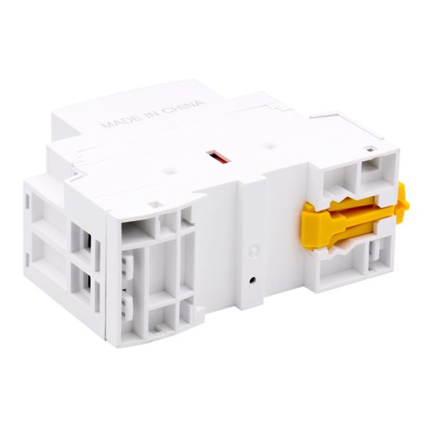 Household AC Contactor HS1-63 Ie 63A 2 Pole 1NO 1NC 24V Coil Voltage 35 mm DIN Rail Mount - Image 3